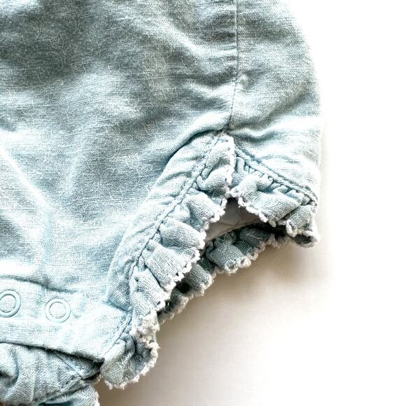 Janie and Jack Reagan Monogrammed Romper - Picture 3 of 6